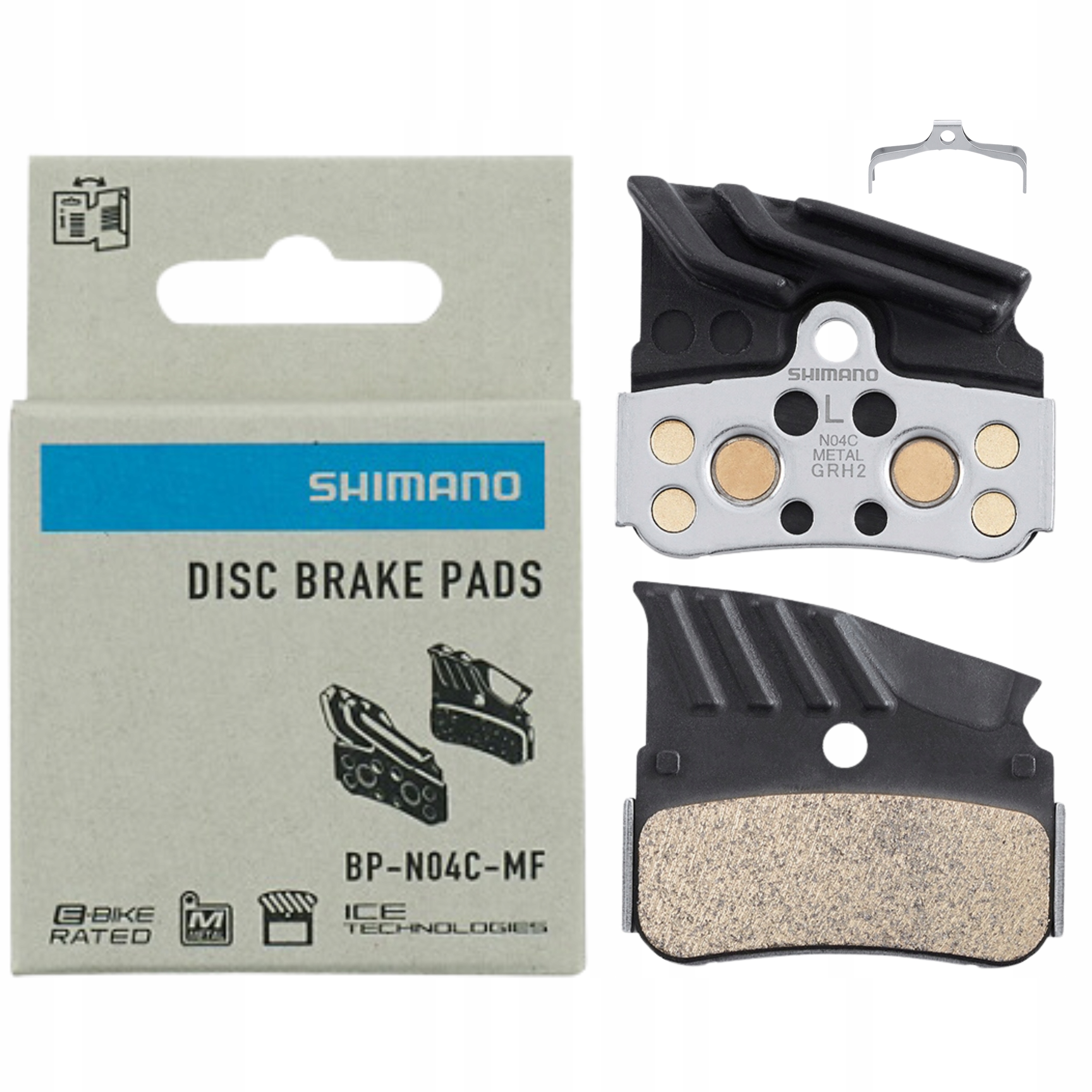 Klocki hamulcowe Shimano N04C Radiator Metaliczne BR-M9120 BR-M8120 M7120