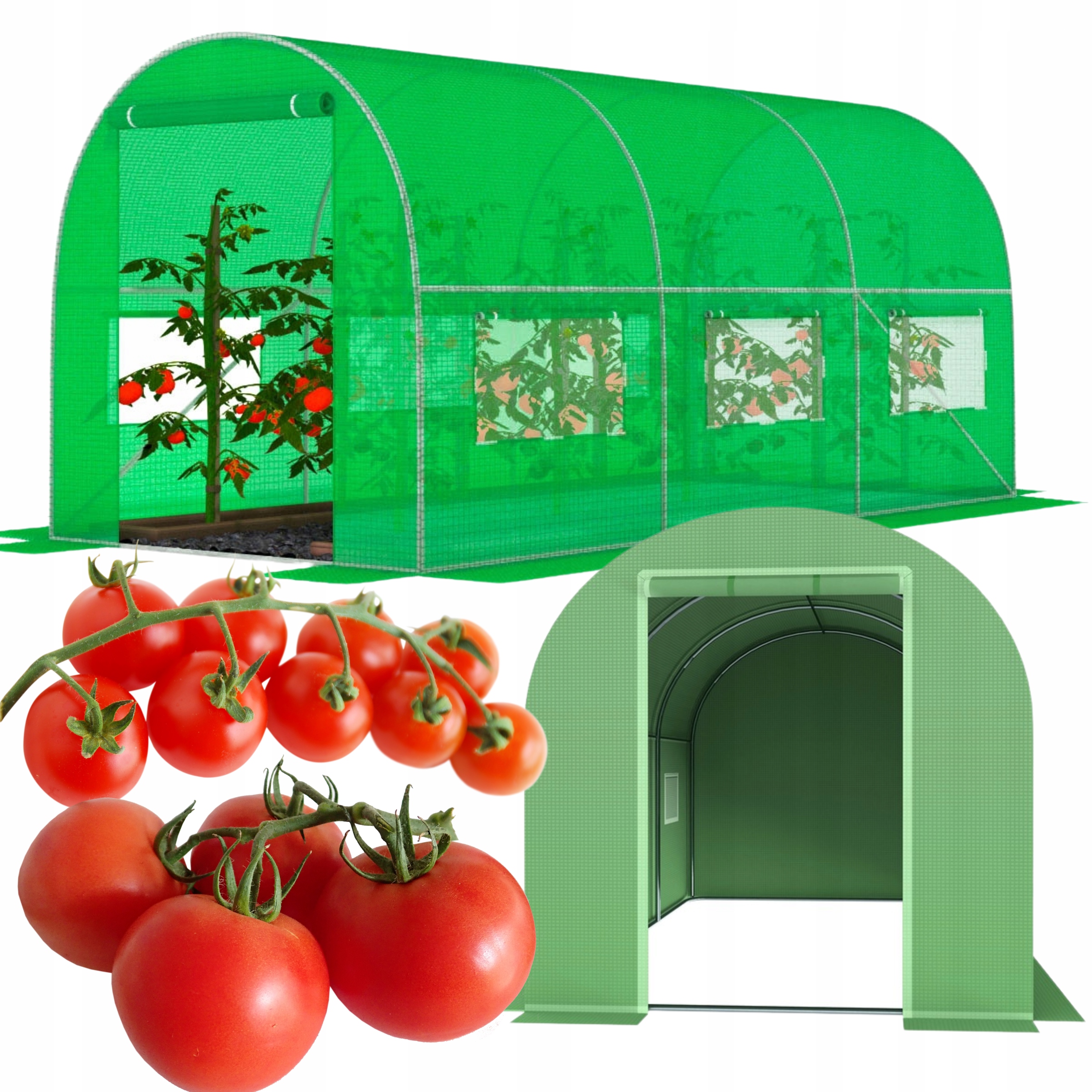 

Tunel Foliowy Ogrodowy Szklarnia Namiot 2,5x4 x2