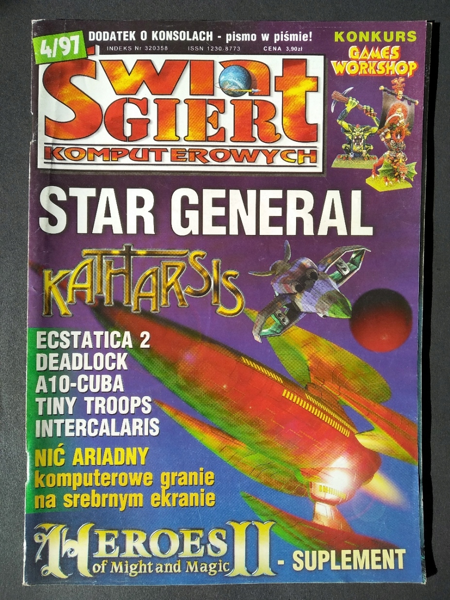 ŚWIAT GIER KOMPUTEROWYCH 4/97 STAN BARDZO DOBRY