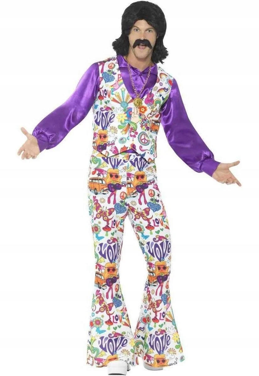 Kostým Hipisa Převlek Hippie Kostým léto 60 M
