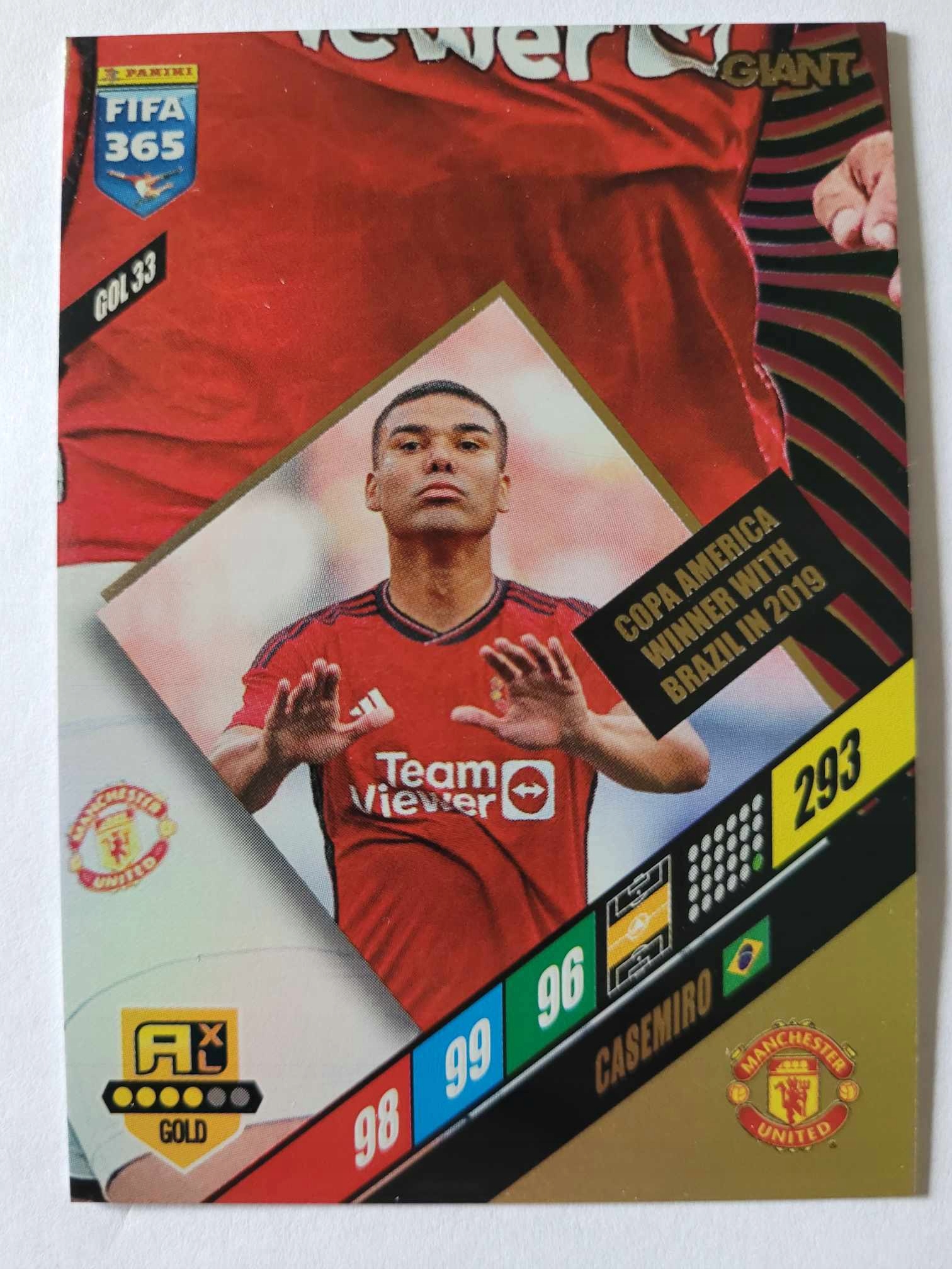 Fifa 365 2024 Panini Giant Casemiro Gol 33