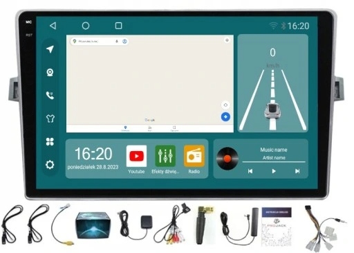 Rádio Navigace Toyota Verso 2009-2018 Wifi Carplay Android 8/256 Gb Sim