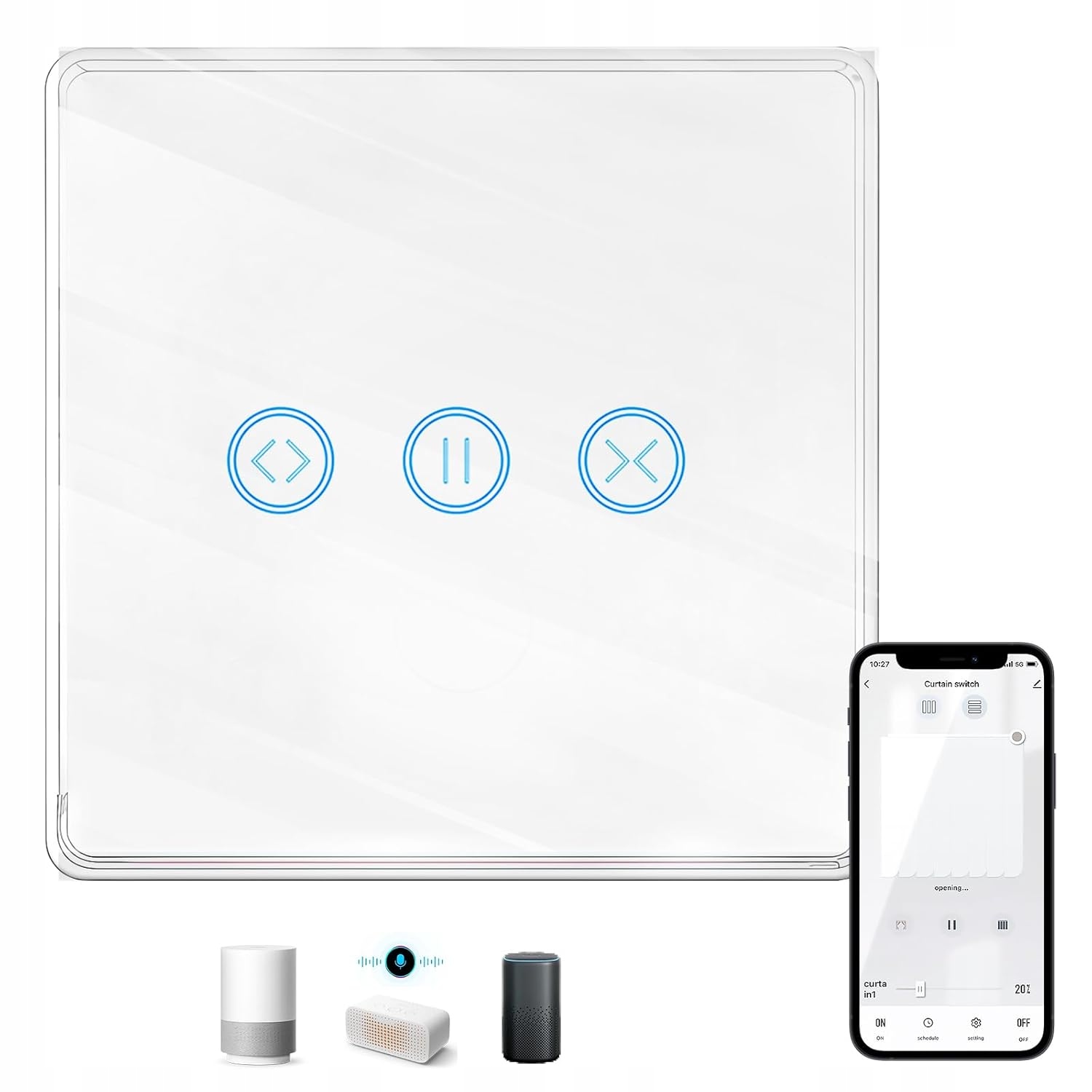 Spínač Rolovacích Dveří Wifi Smart Home Alexa Google Časovač