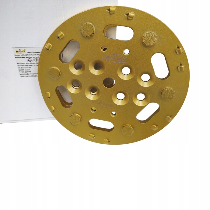 Tarcza 250 Pcd MPW250 szlifowania betonu talerz