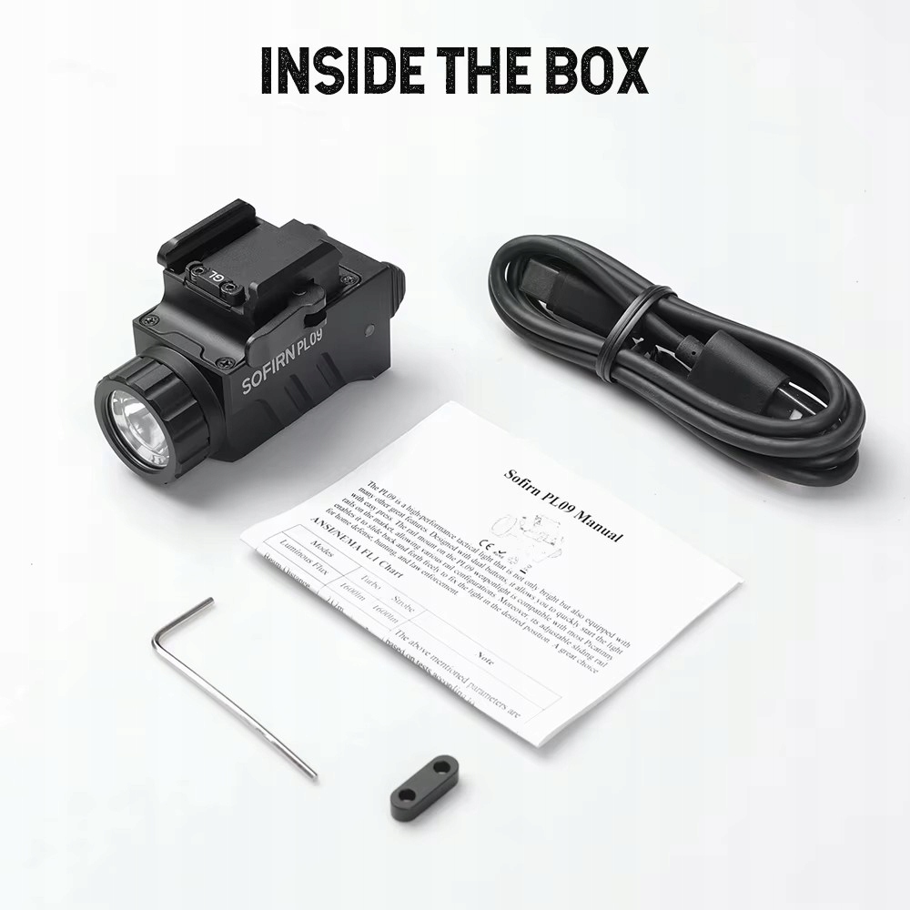 Latarka Sofirn PL09 1600lm akumulatorowa taktyczna na szynę Picatinny