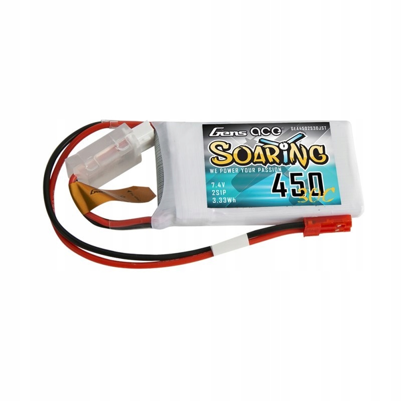 

Gens Ace Akumulator 450mAh 7,4V 30C 2S1P Jst-syp