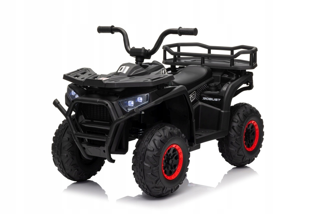 Pojazd Quad Na Akumulator 4x4 Atv Robust Dla Dzieci Pilot Skóra Led Mp3 Eva
