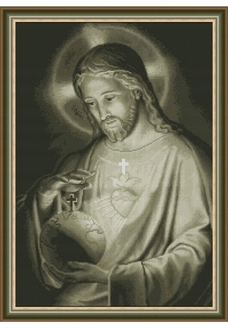 Křížková výšivka počítaná sada (kanva, mulina)