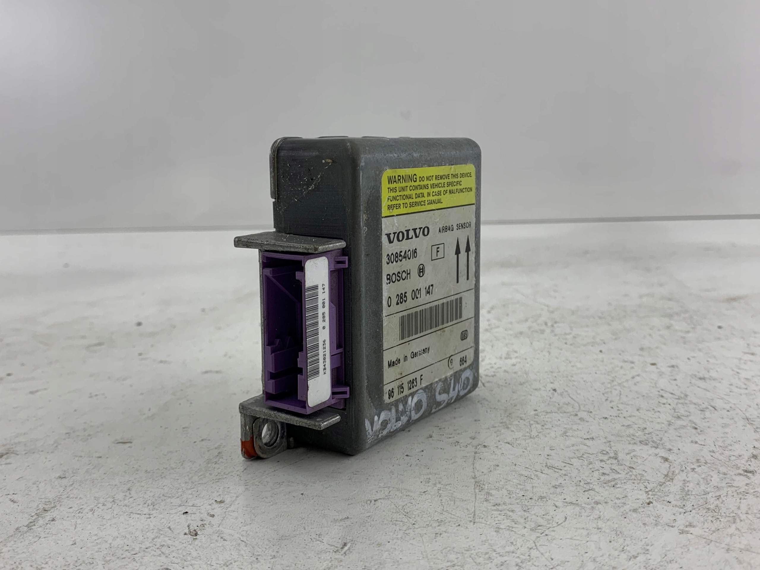 VOLVO V40 S40 e SENSOR airbag modulo 30854016