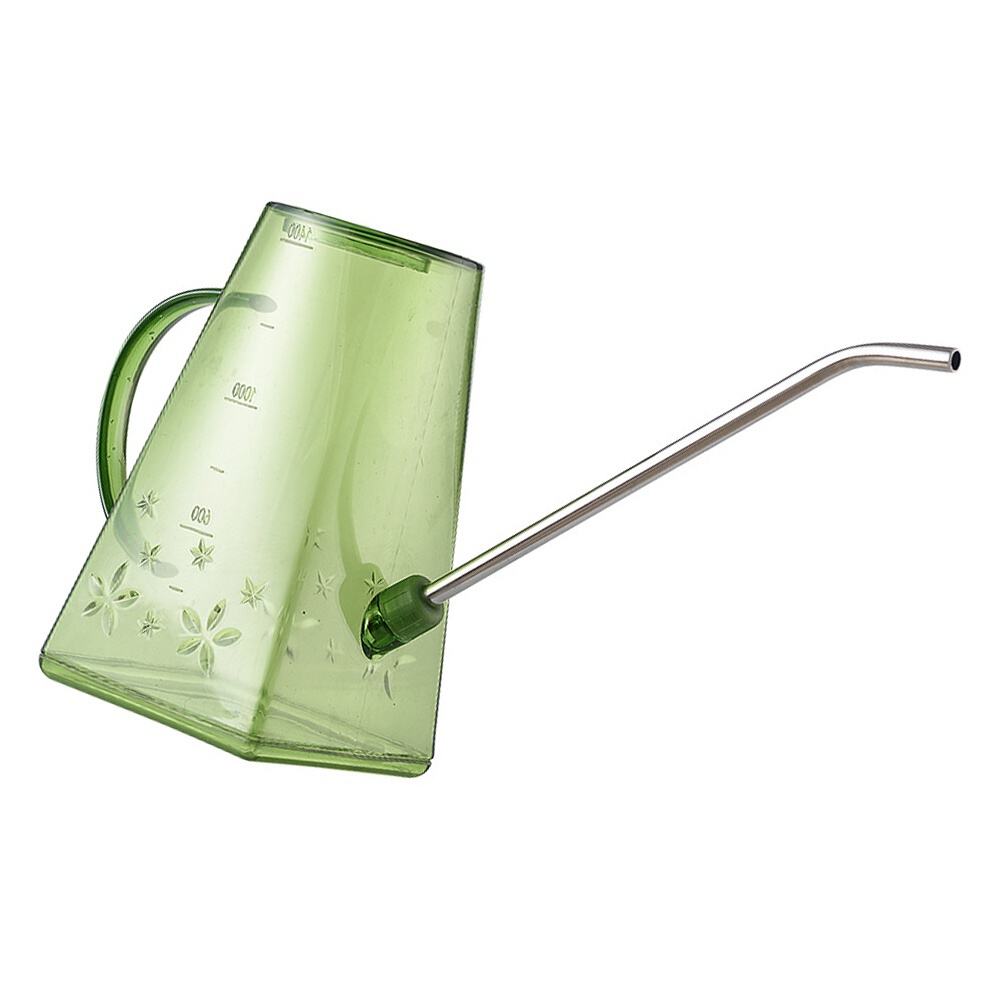 1Pc Durable Plastic & Stainless Steel Watering Kettle for Garden