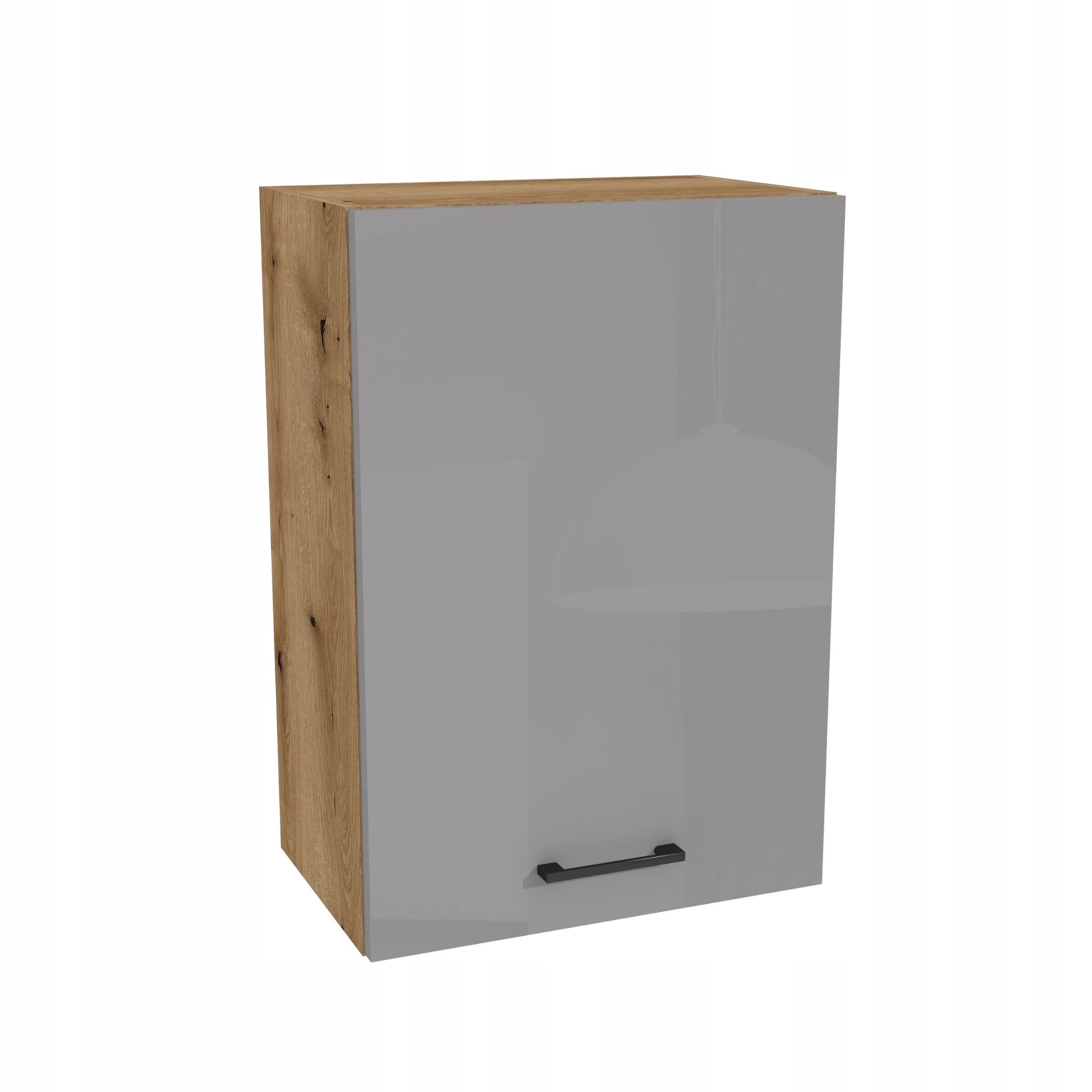 Horná kuchynská skrinka 50/72 Capri korpus Dub Evoke front Šedá Akryl Lesk