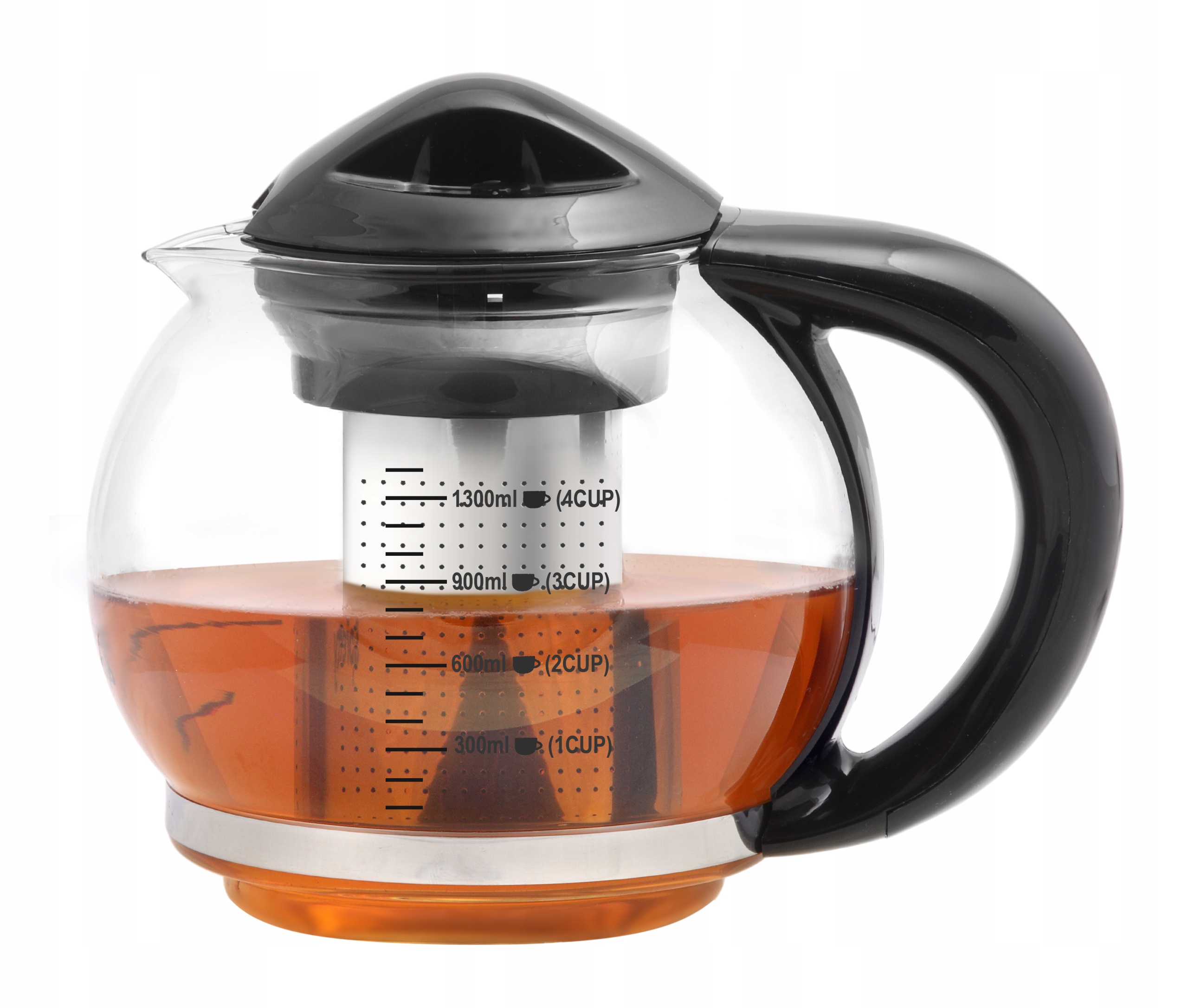 Dzbanek z zaparzaczem do herbaty kawy 1300ml sitko
