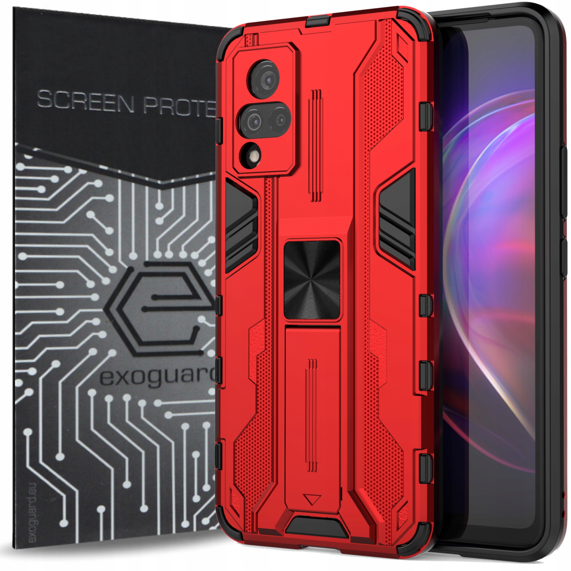 

Case Obudowa Etui Pancerne Szkło do Vivo V21 5G