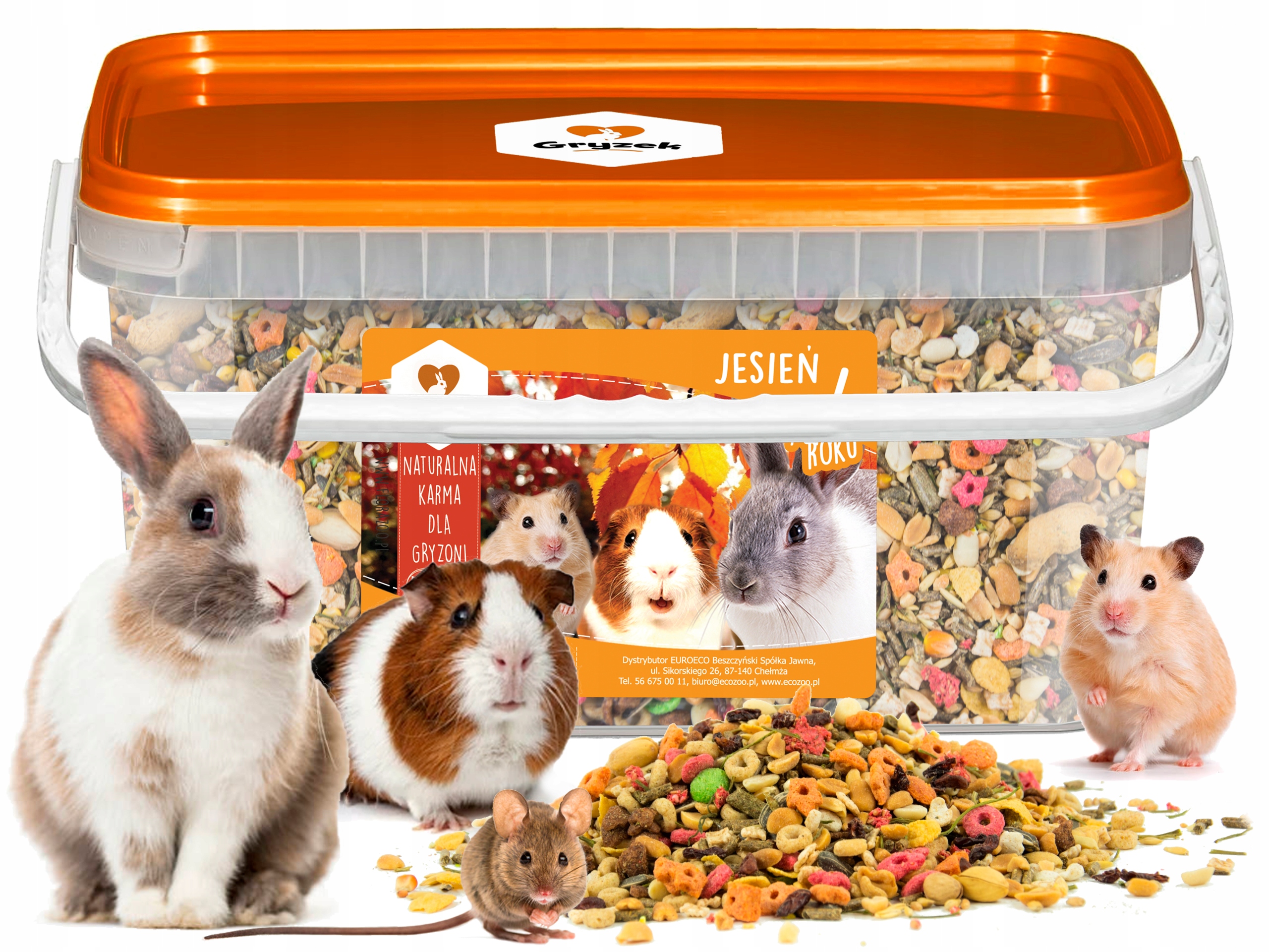 NATURALNY POKARM 4 PORY ROKU DLA KRÓLIKA GRYZONI