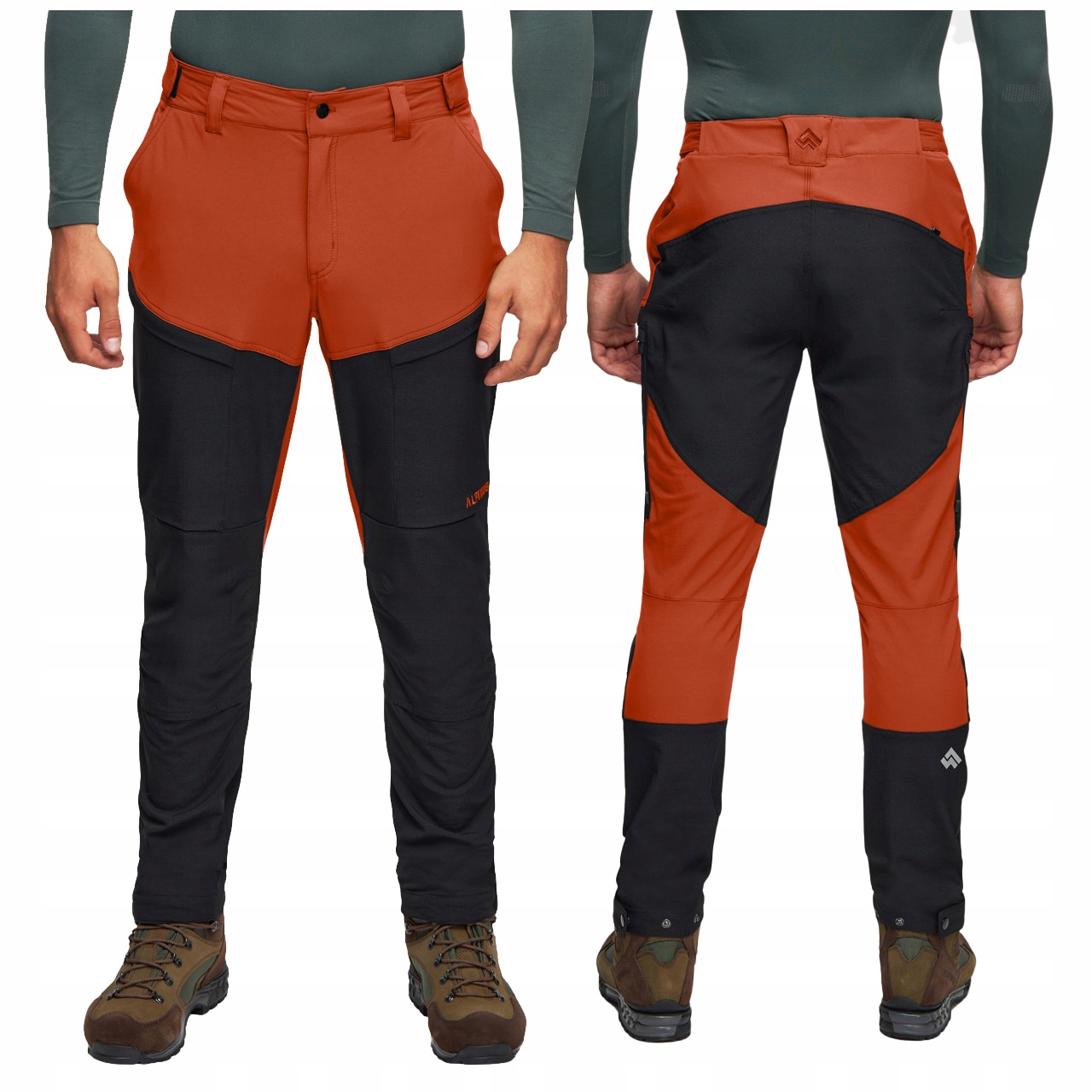 Spodnie Trekkingowe męskie turystyczne Alpinus Pular pomarańcz SU35064 S