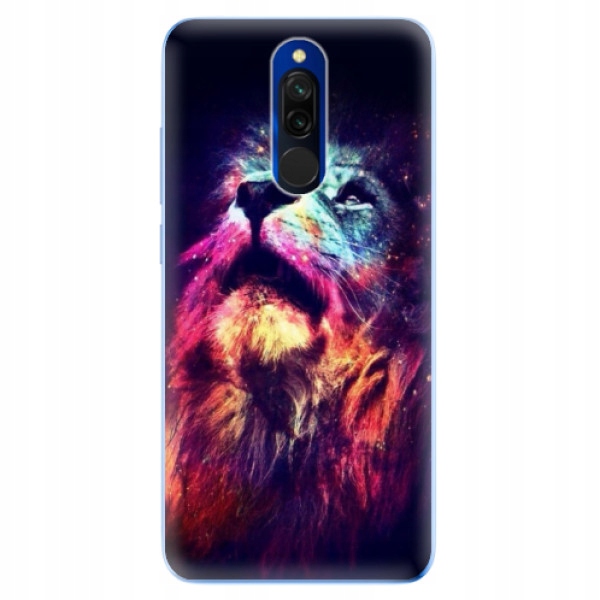 Silikonowe etui iSaprio Lion in Colors do Xiaomi Redmi 8