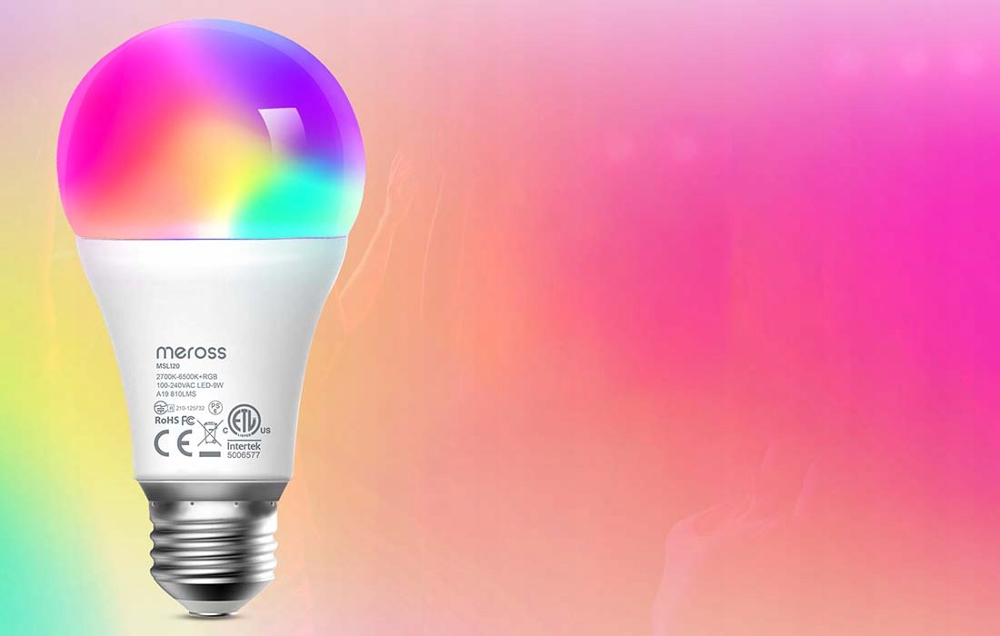 MEROSS SMART INTELIGENTA ŻARÓWKA LED WI-FI RGB Moc 9 W