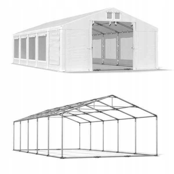 Namiot Pawilon Handlowy 5x10m Rolniczy Das 560 Sp