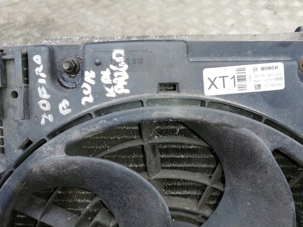 Chłodnice kpl Opel Zafira B 1.7 Lift 06- Wersja Europejska