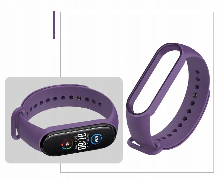 

Opaska Zamienna do MI Band 5/ MI Band 6 C Fiolet