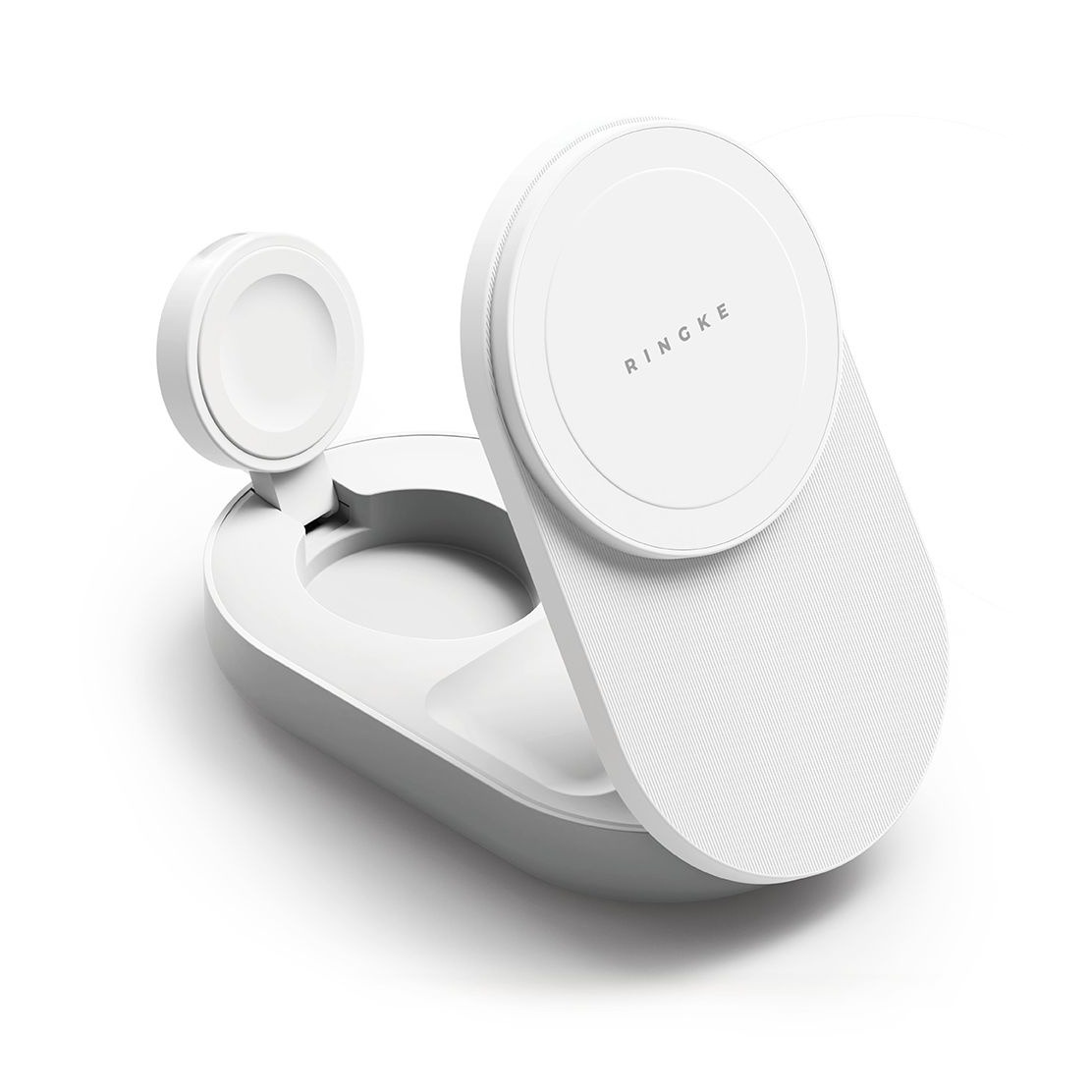 Ładowarka indukcyjna 3w1 MagSafe 25W Ringke biała