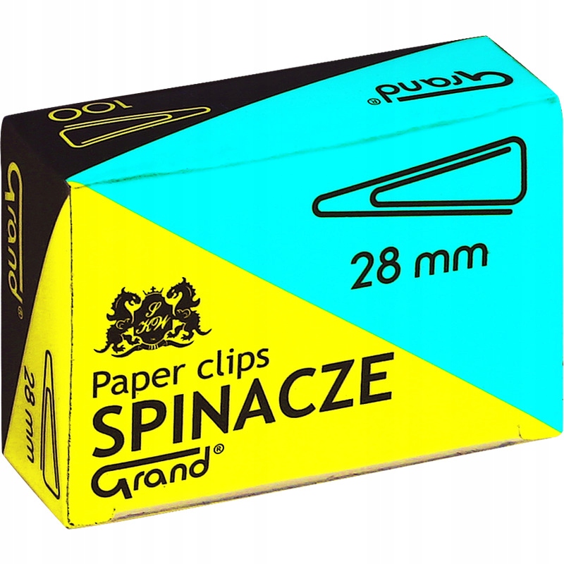SPINACZE TRÓJKĄTNE 28 MM BIUROWE (100) Rodzaj spinacze