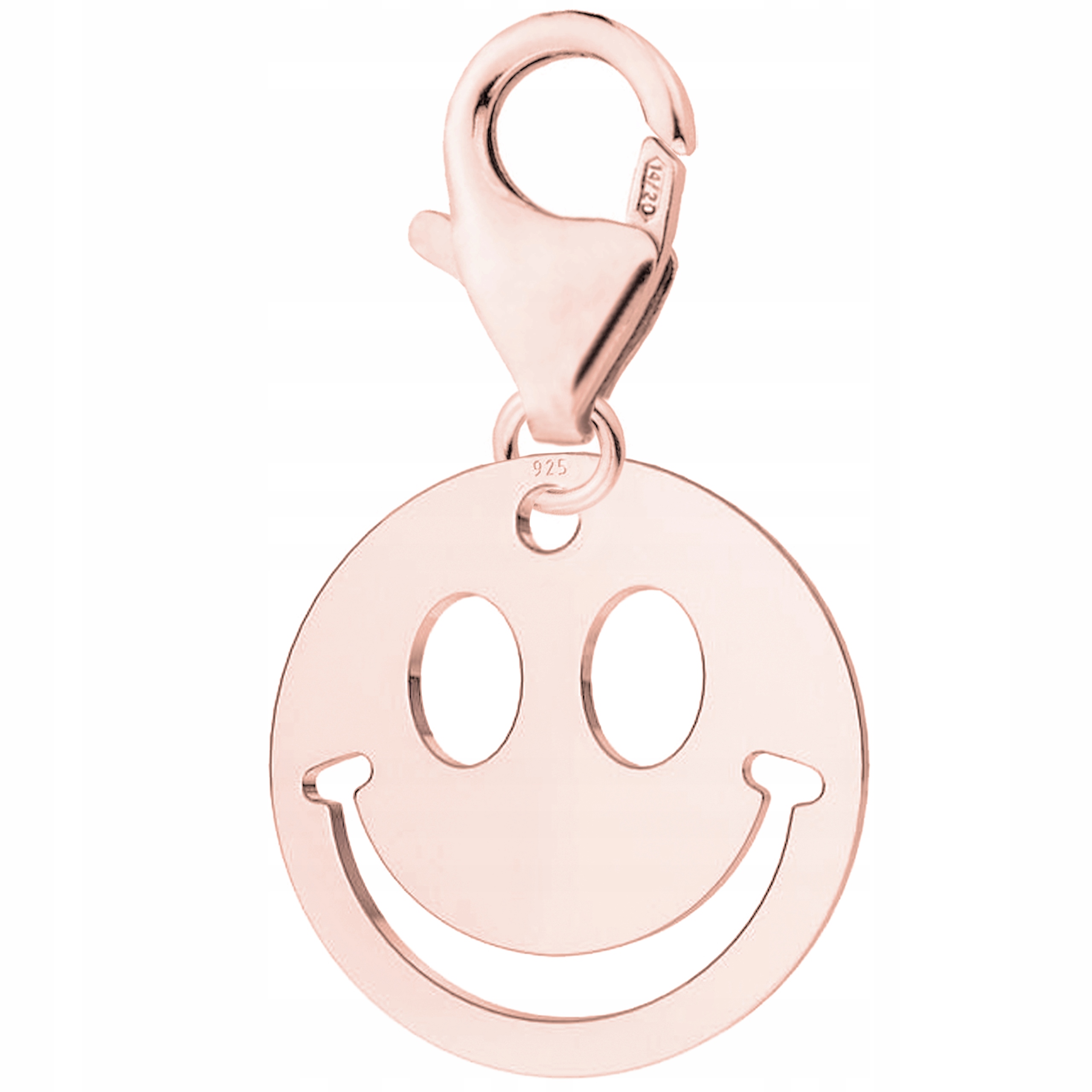 Pozlacený přívěsek s úsměvem Tvář Smile Emotka Emoji Smajlík Stříbro 925