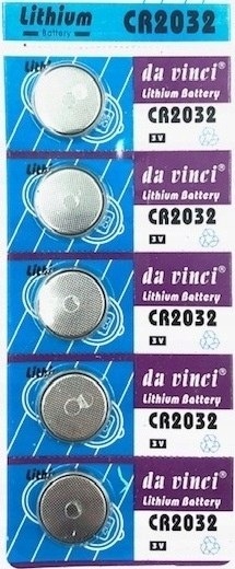 

Bateria 3V Litowa CR2032 Da Vinci 5 szt