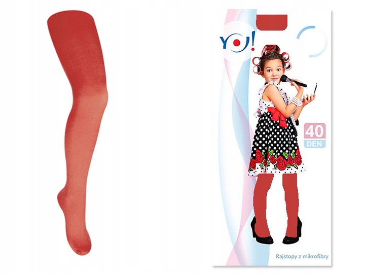 

Rajstopy rajstopki mikrofibra Yo 104-110 ceglany