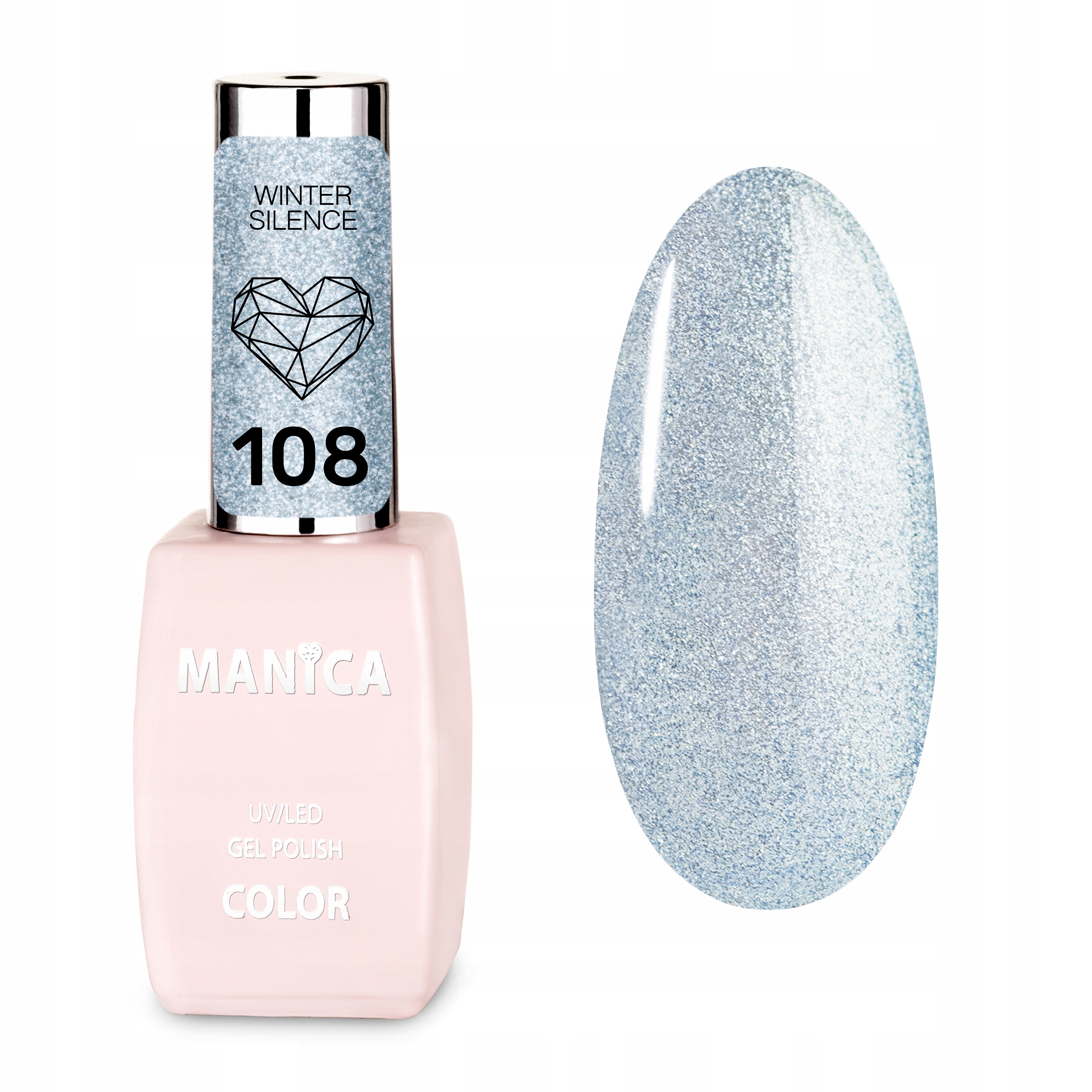 

Lakier hybrydowy Hybryda do manicure paznokci 108