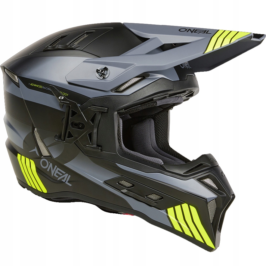 O'NEAL KASK EX-SRS SOLID CZARNY Motocyklowy CROSS ENDURO QUAD Oneal | S