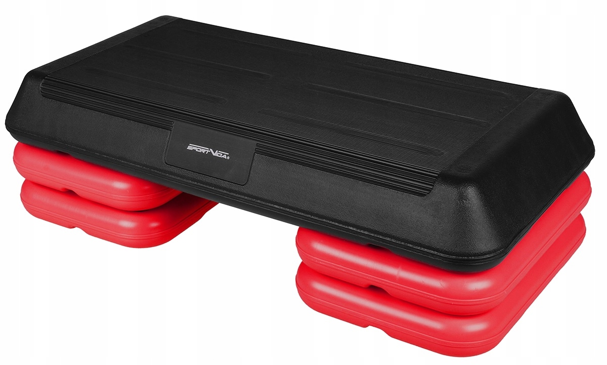 STEP DO ĆWICZEŃ FITNESS I AEROBIKU 3 STOPNIE DO 250 KG SPORTVIDA Rodzaj step