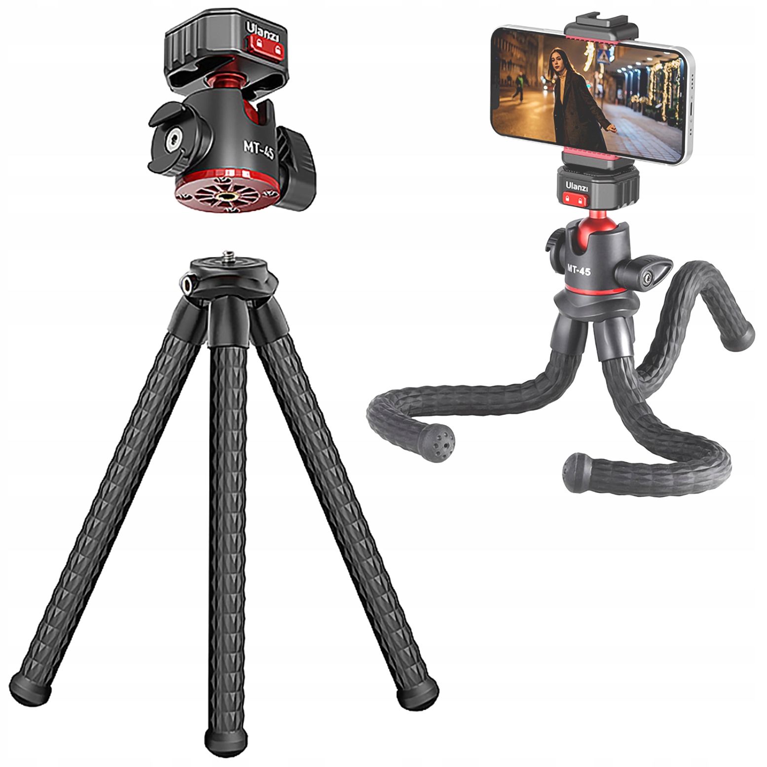 Ohebný stativ MT-45 s rychlospojkou Claw Quick 1/4“ studená patka