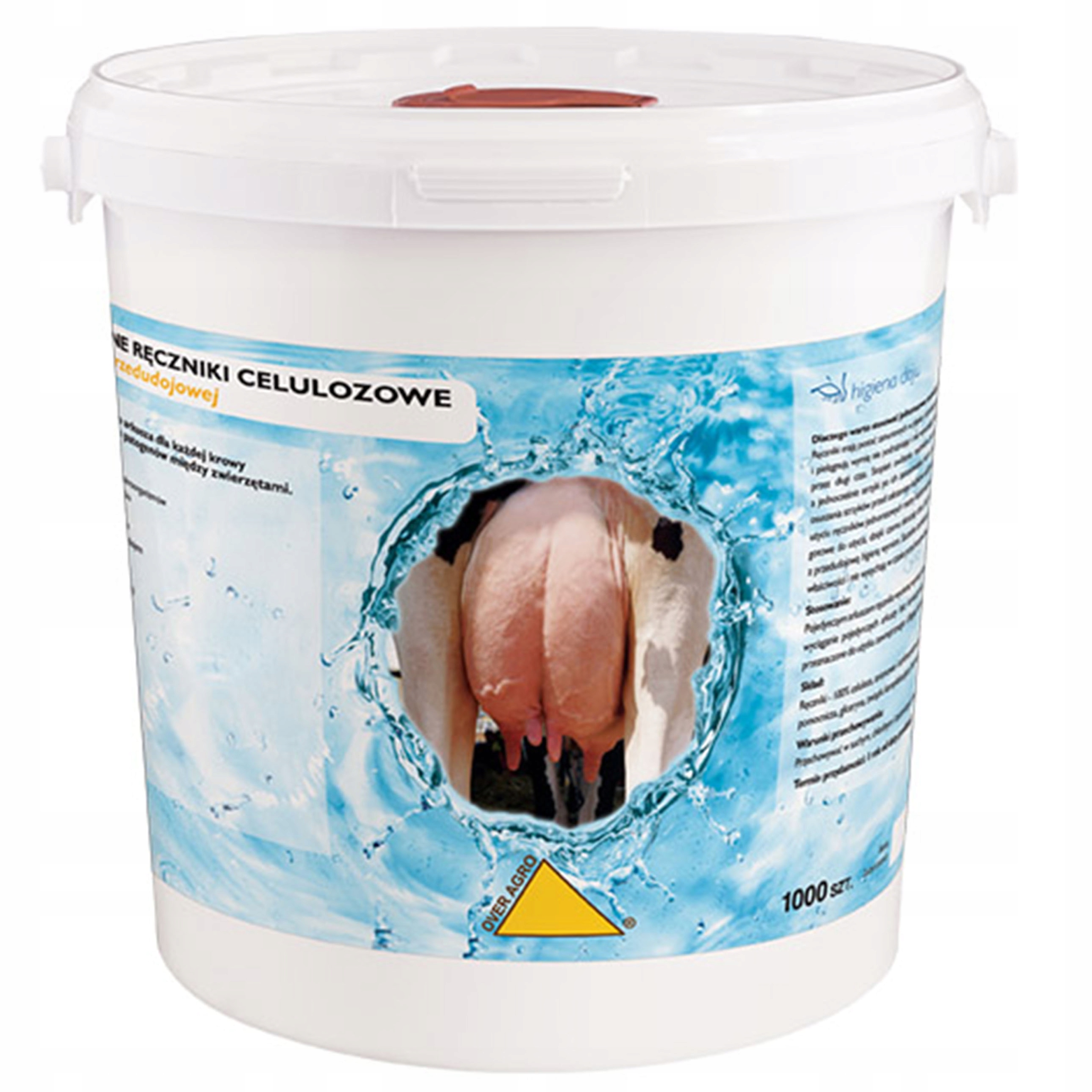 

Ręczniczki nasączone do mycia wymion 1000szt. Over