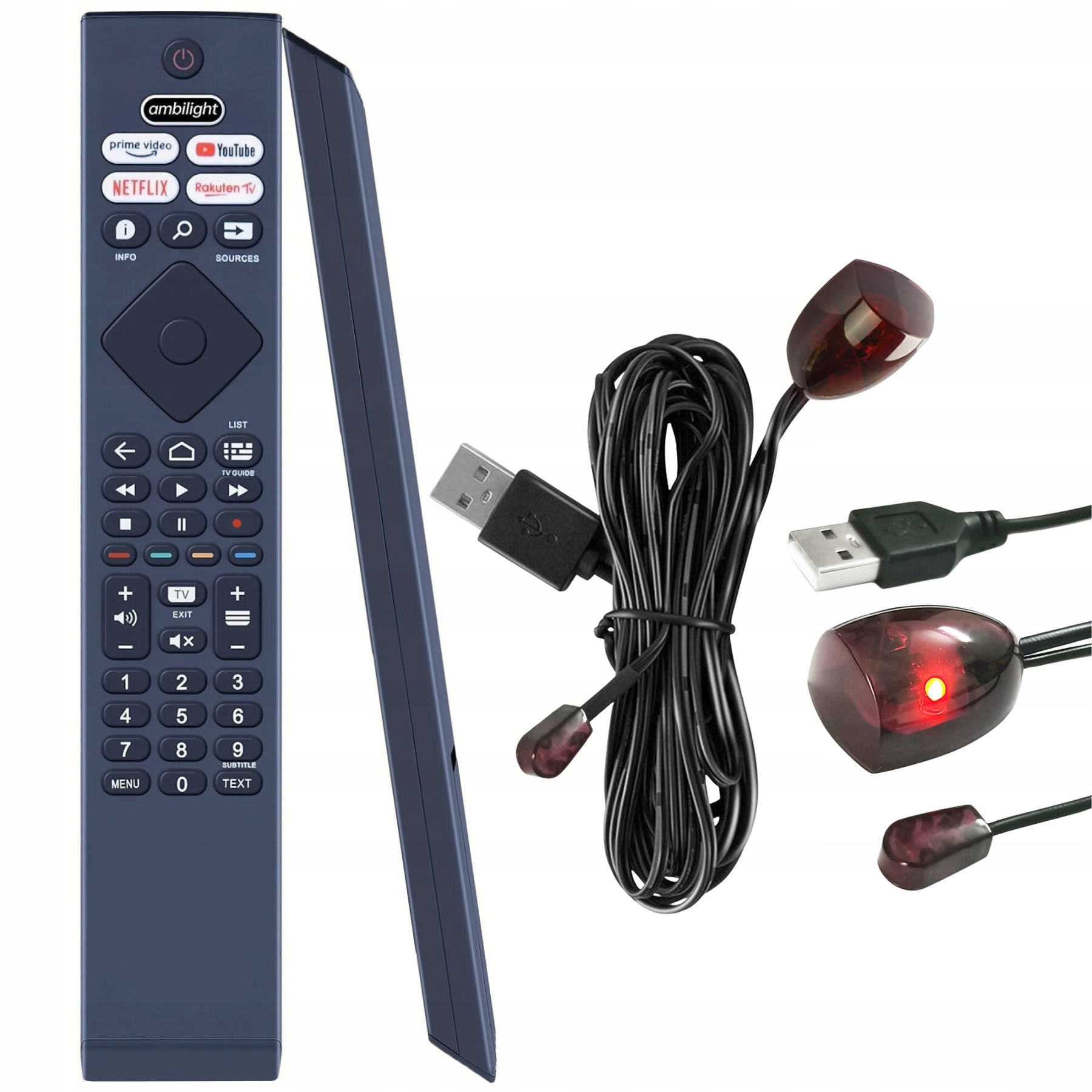Dálkový Ovladač pro televizor Philips 398GM10BEPHN 58PUS8506/12 kabel Ir