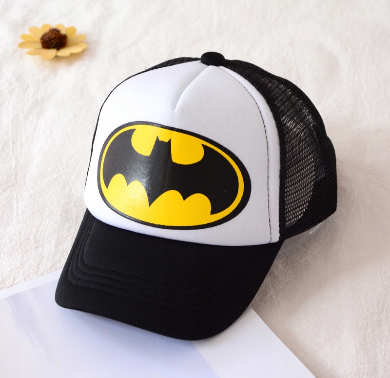 

Czapka Batman Biało Czarna Lato