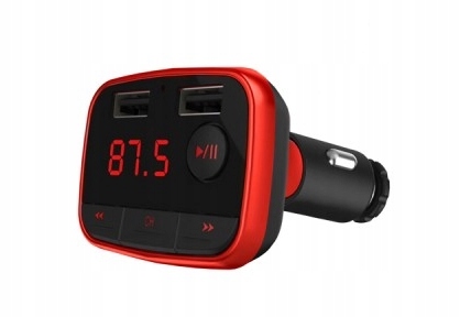 Elmak Transmiter Fm Savio TR-10 Bluetooth, ładowarka