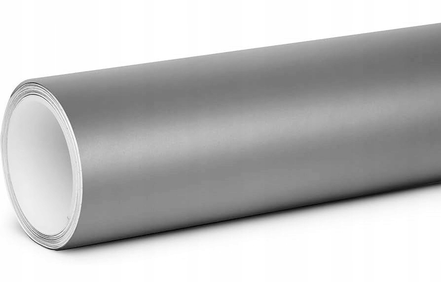 FOLIA MAT SREBRNY 50*152cm OKLEINA SAMOCHODOWA SREBRNA MATOWA SAMOPRZYLEPNA Funkcja ochrona powierzchni zmiana koloru