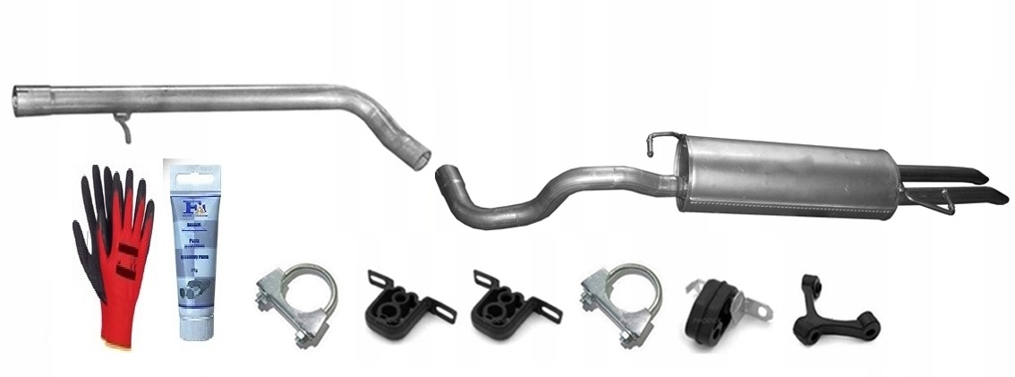 Vw Bora 1.9 TDi (1998-2005) Sedan Kombi Trubka Tlumič bonus