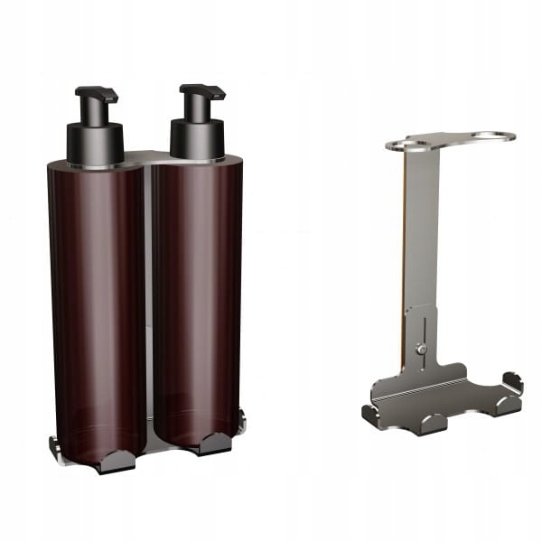 Dávkovač samolepicí 2x300 ml nerezová ocel Andex Technic 387SG[TAG_CLOSE_C]