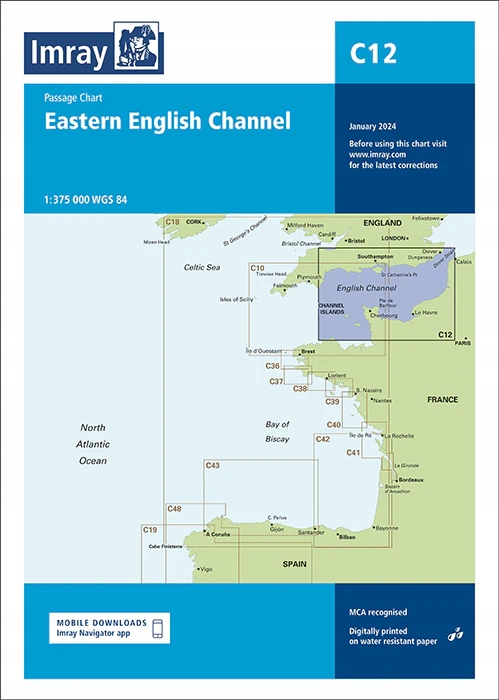 Imray C12 Eastern English Channel