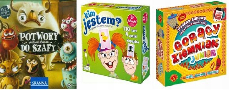 Potwory do szafy Kim jestem? Gorący ziemniak