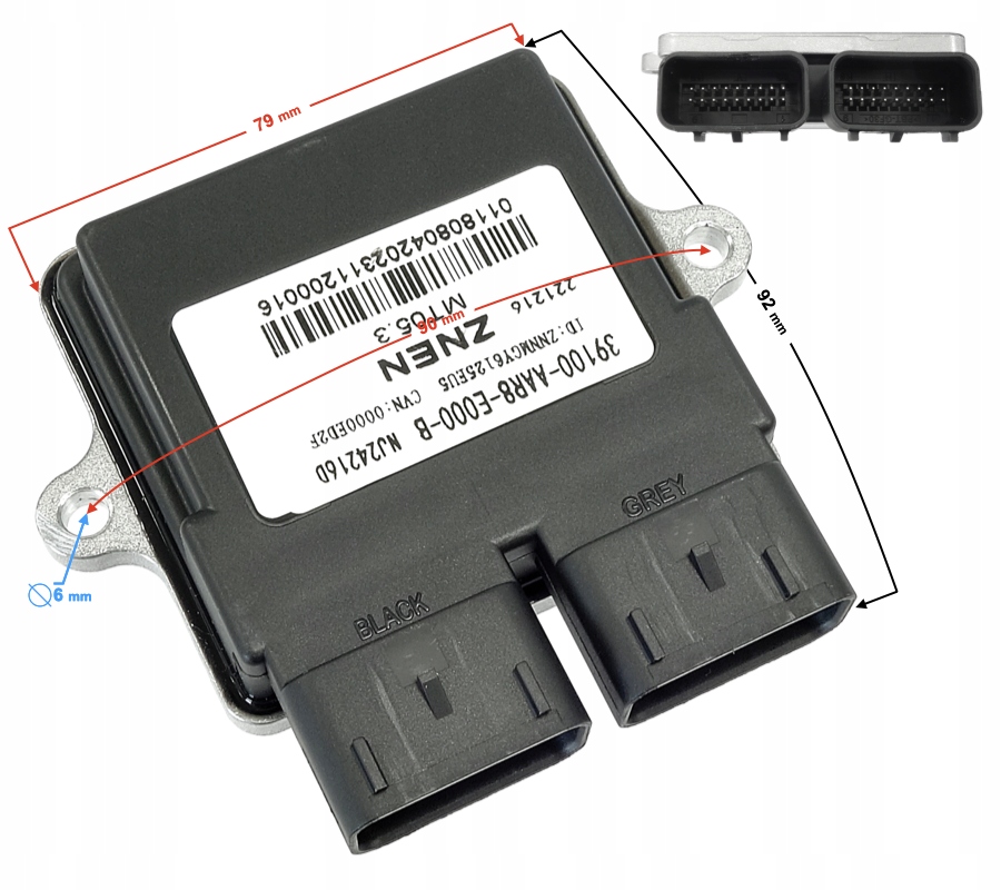 ECU - sterownik wtrysku Delphi Falcon 125cc