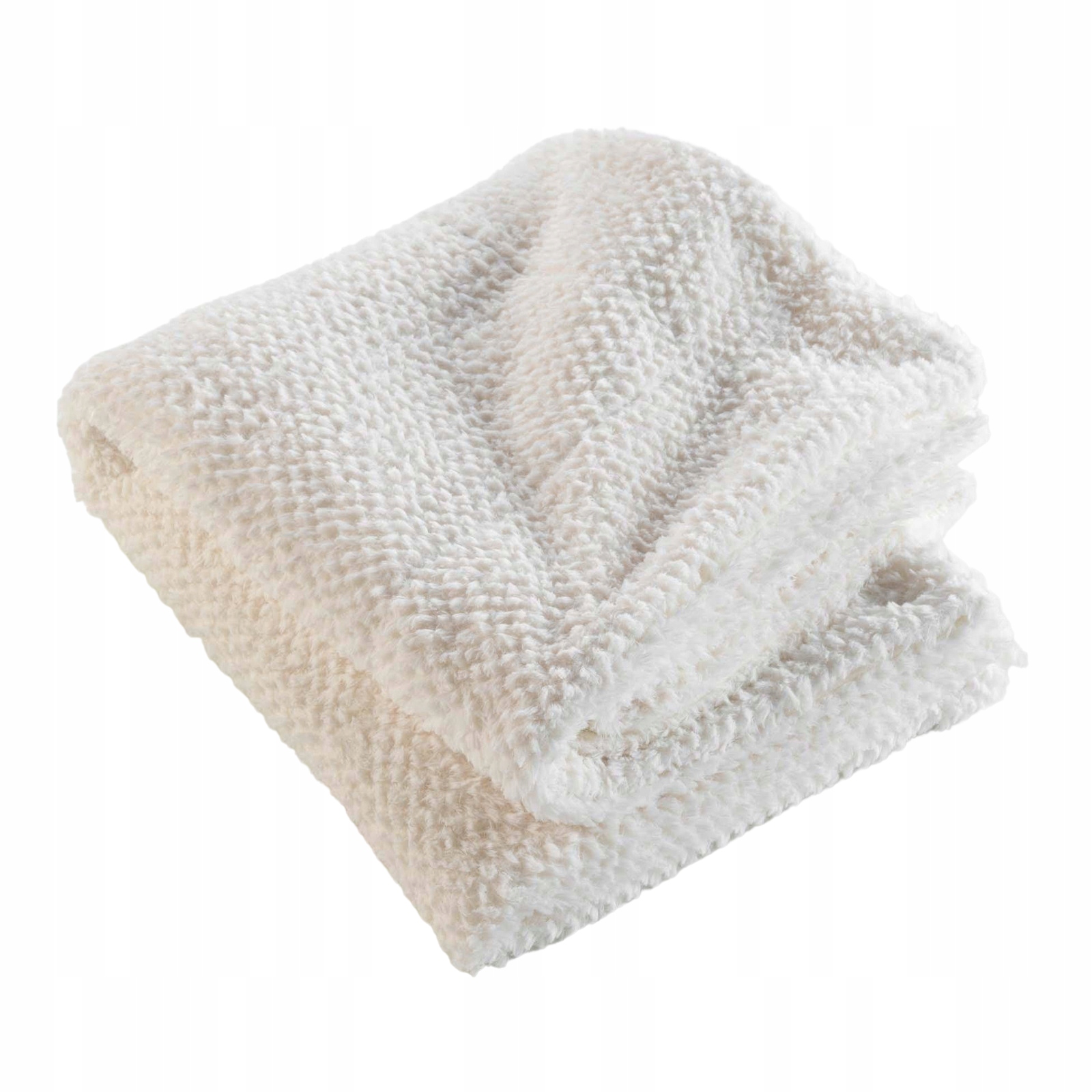 Přehoz Z Umělé Kožešiny Polyester 125 X 150 CM, Bílý