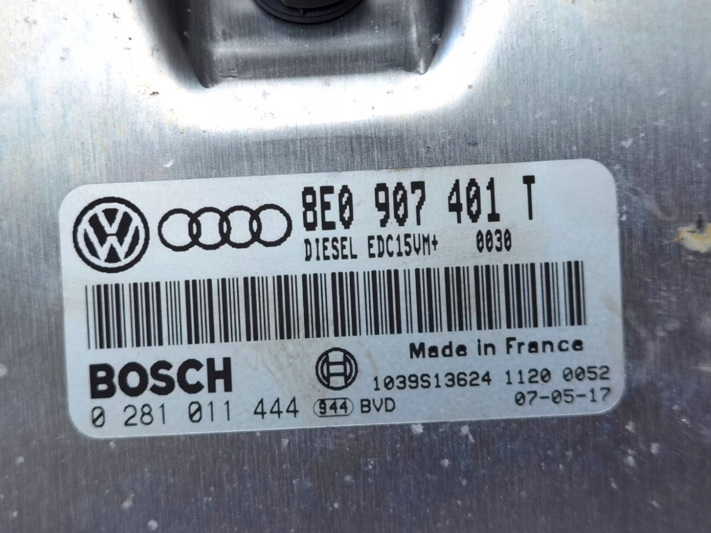 Montaggio startowy Skoda Superb facelift 3U 2007 8E0907401T
