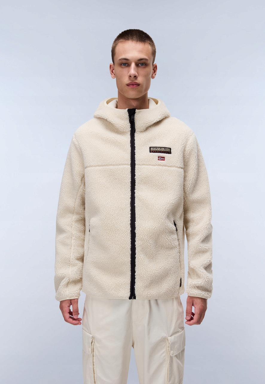 Napapijri Pánská Mikina Tynik Full-Zip H NA4IA8 Beige Dimity M