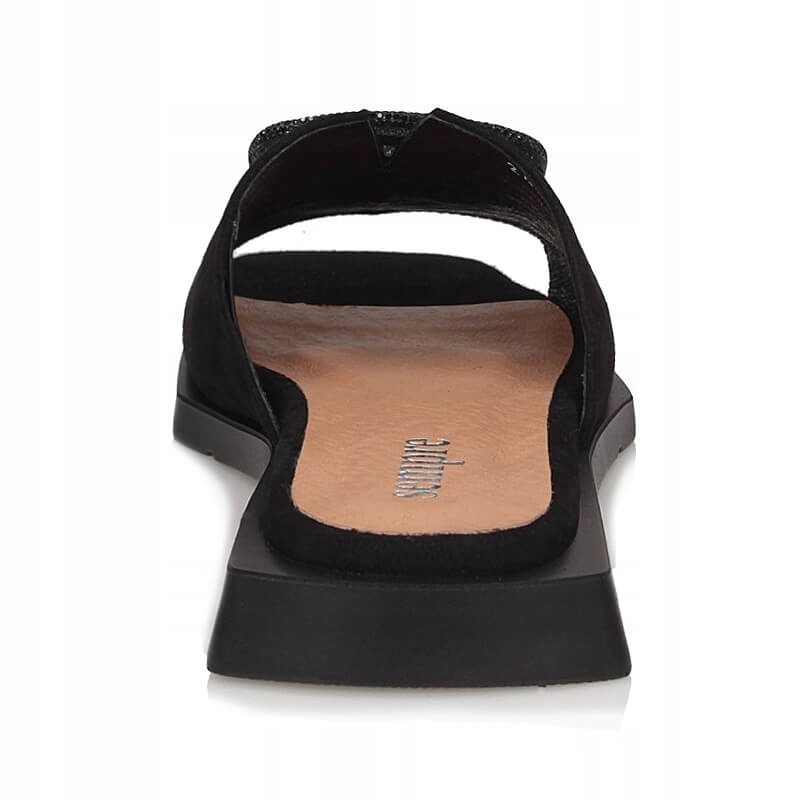 Modne zamszowe Klapki Sempre 121/e-34 Stan opakowania oryginalne