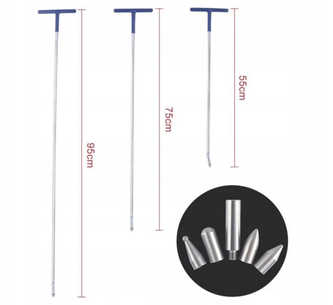 Druty 3szt Wymienne Glowice Druty PDR Lance Grad