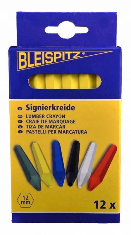 

Bleispitz Kreda Lubryka Żółta 12 szt.