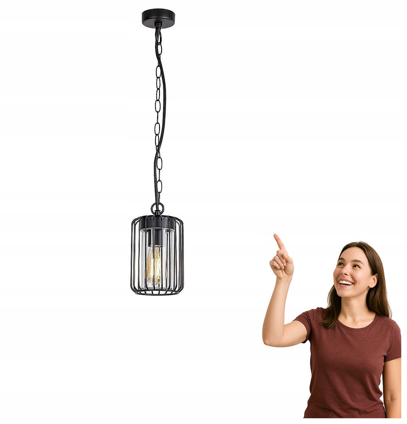 Venkovní závěsná lampa Tarpa 77107 Rabalux